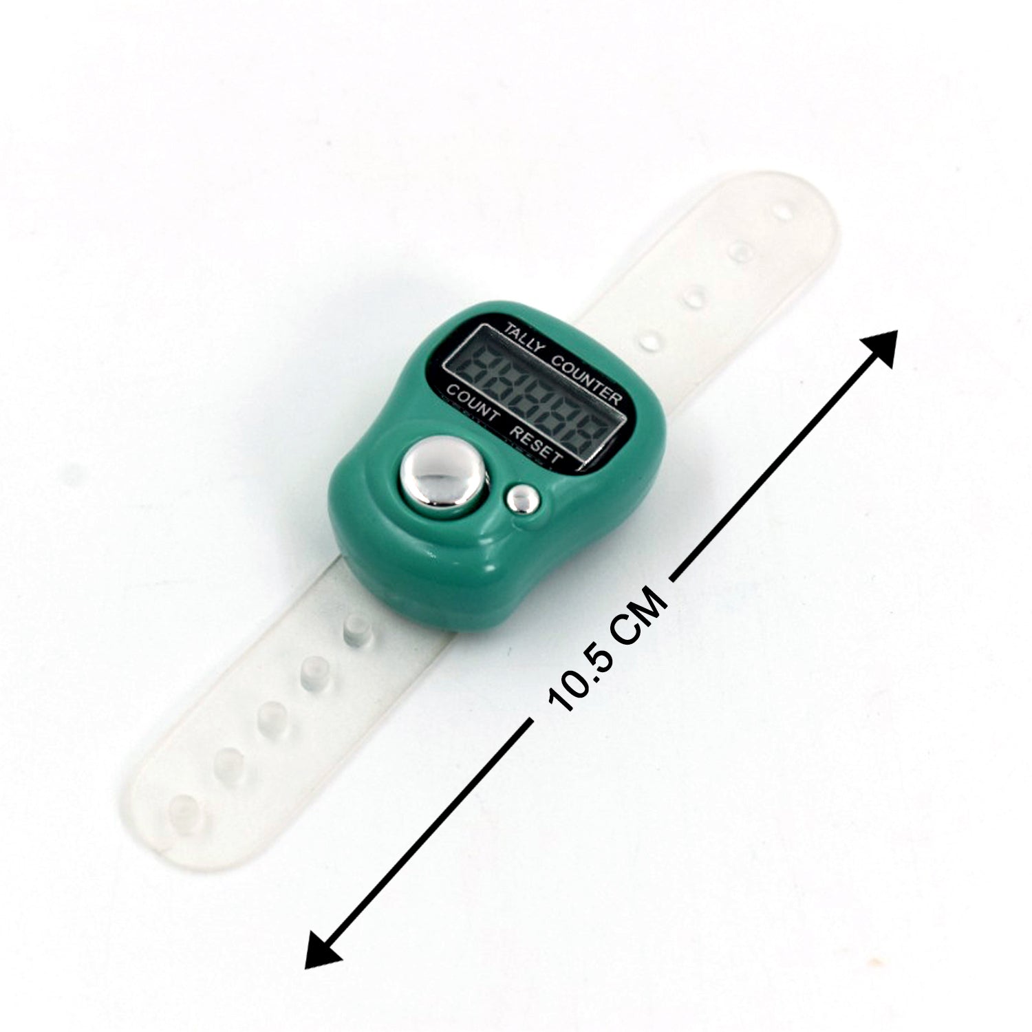 Wukusy 9041 manual digital finger counting machine with electronic tally counter and digital head, hardware device, close-up view