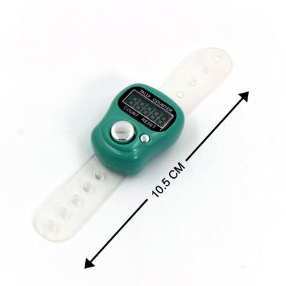 Wukusy 9041 manual digital finger counting machine with electronic tally counter and digital head, hardware device, close-up view