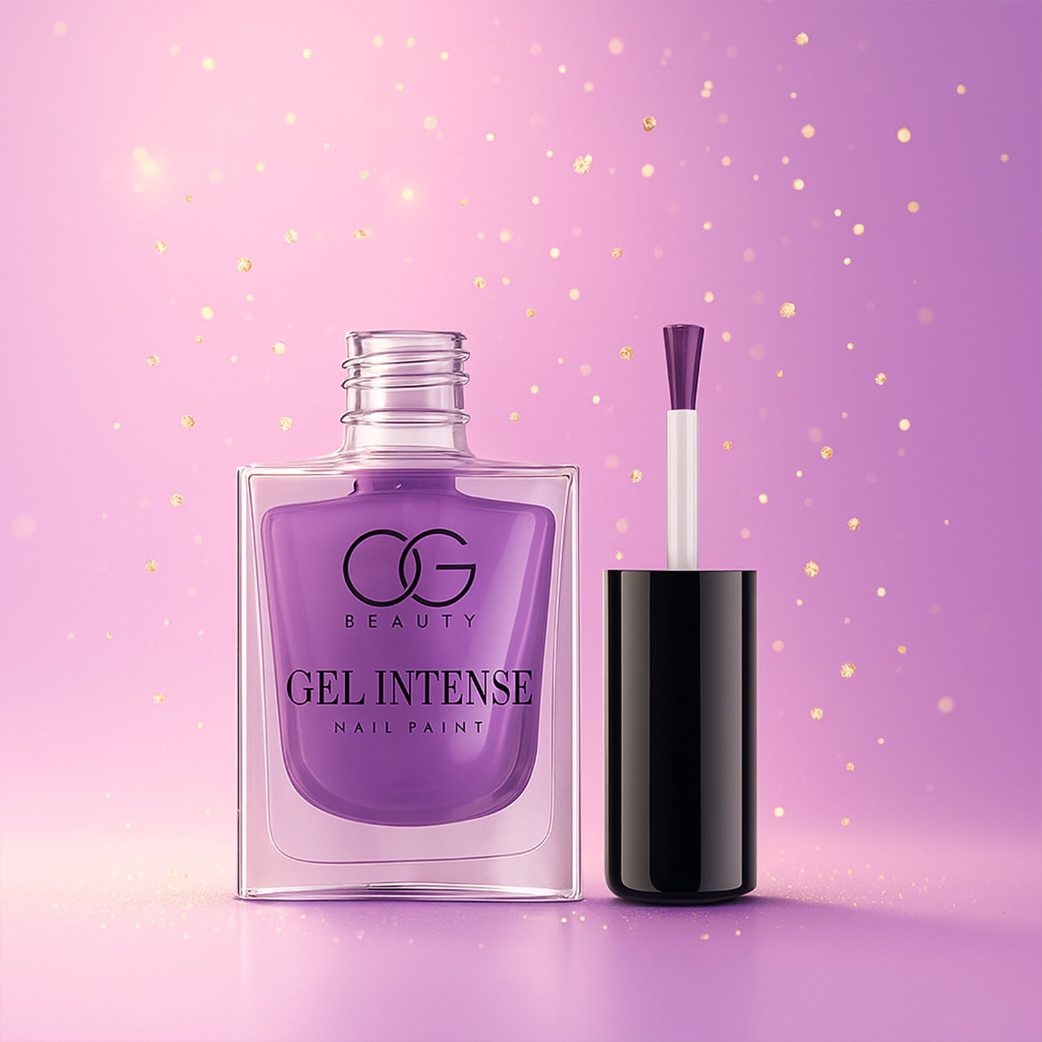 Wukusy Og Beauty Berry Eclipse Gel Intense Nail Polish in 10ml bottle, vibrant berry shade for healthy-looking nails
