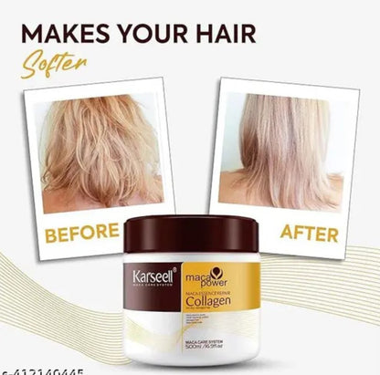 Collagen Expert Absolut Repair Mask for dry hair with gold quinoa and wheat protein, deep conditioning and strengthening treatment.