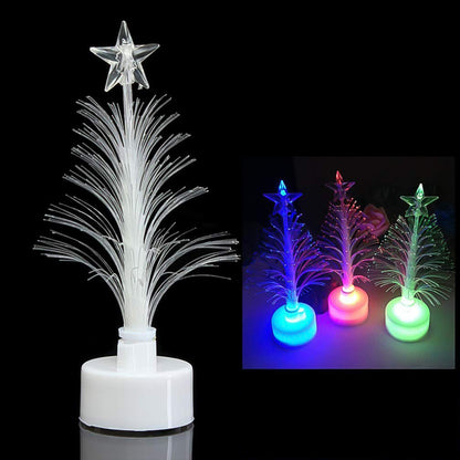 Colorful LED candlelight by Wukusy, decorative home decor with tree-shaped light for cozy nighttime ambiance.