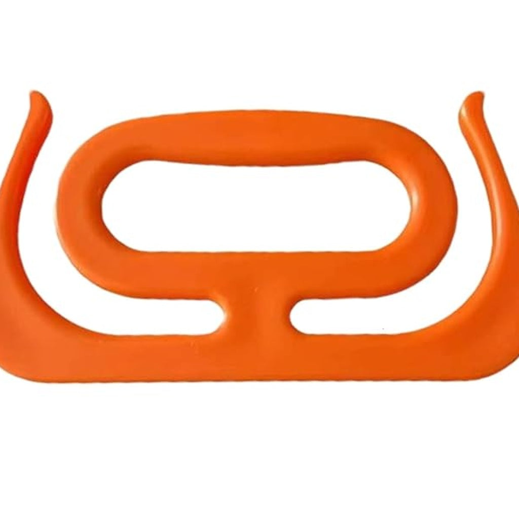 Wukusy heavy duty grocery bag handle grip holder showing sturdy plastic handle with ergonomic design for carrying multiple bags.