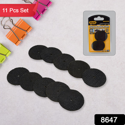 Set of 11 Wukusy grinder cutting disc tools for home improvement, featuring various abrasive discs and accessories for power tools.