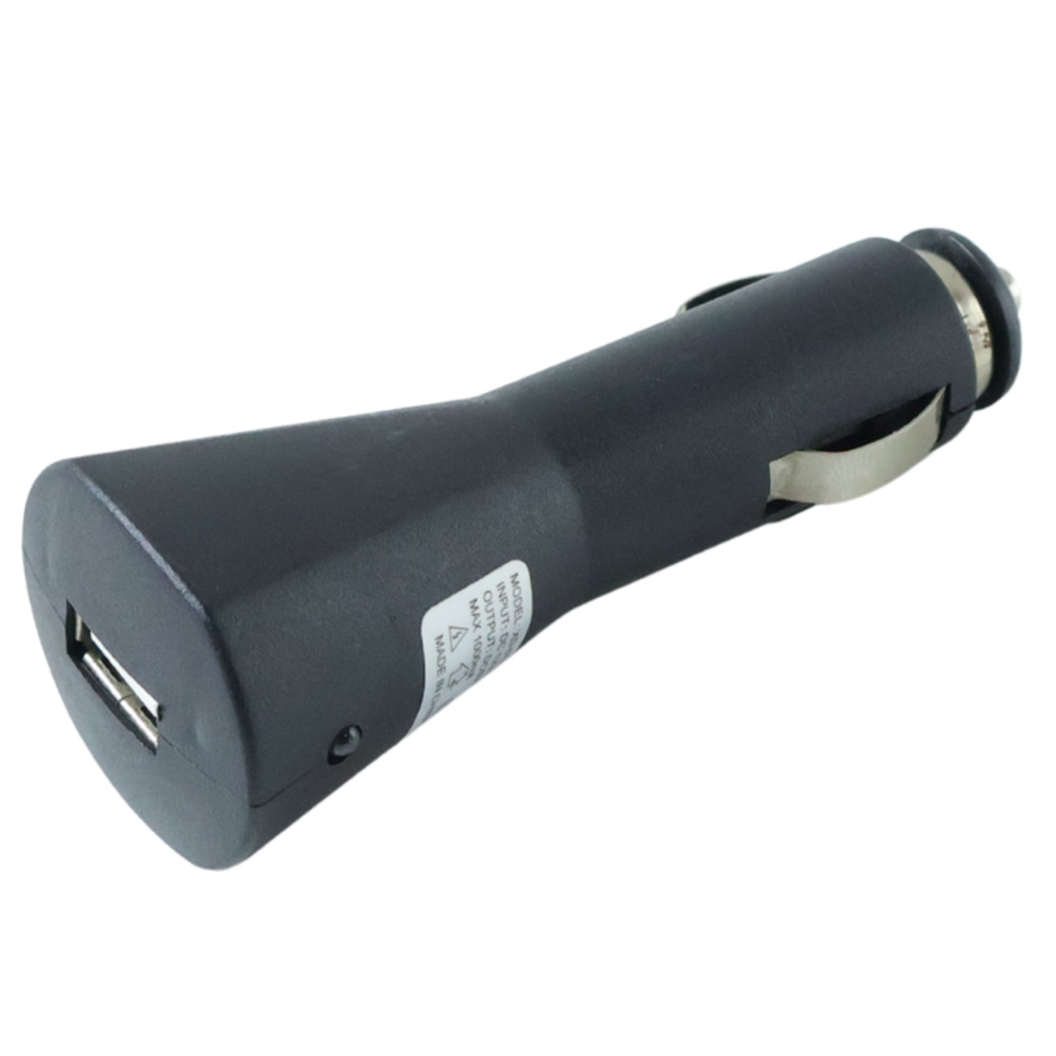 Wukusy 12V single USB car charger adapter for mobile devices plugged into a vehicle's cigarette lighter socket.