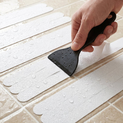 Wukusy anti-slip bath strips with invisible grip for safe, secure bathing on smooth or slippery surfaces.