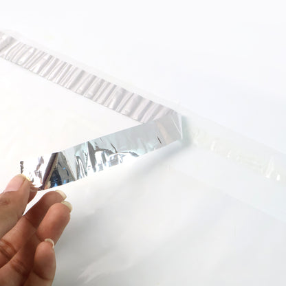 Wukusy self-adhesive courier polybags, 12x14 inches, 100-pack, ideal for office shipping and mailing packages.