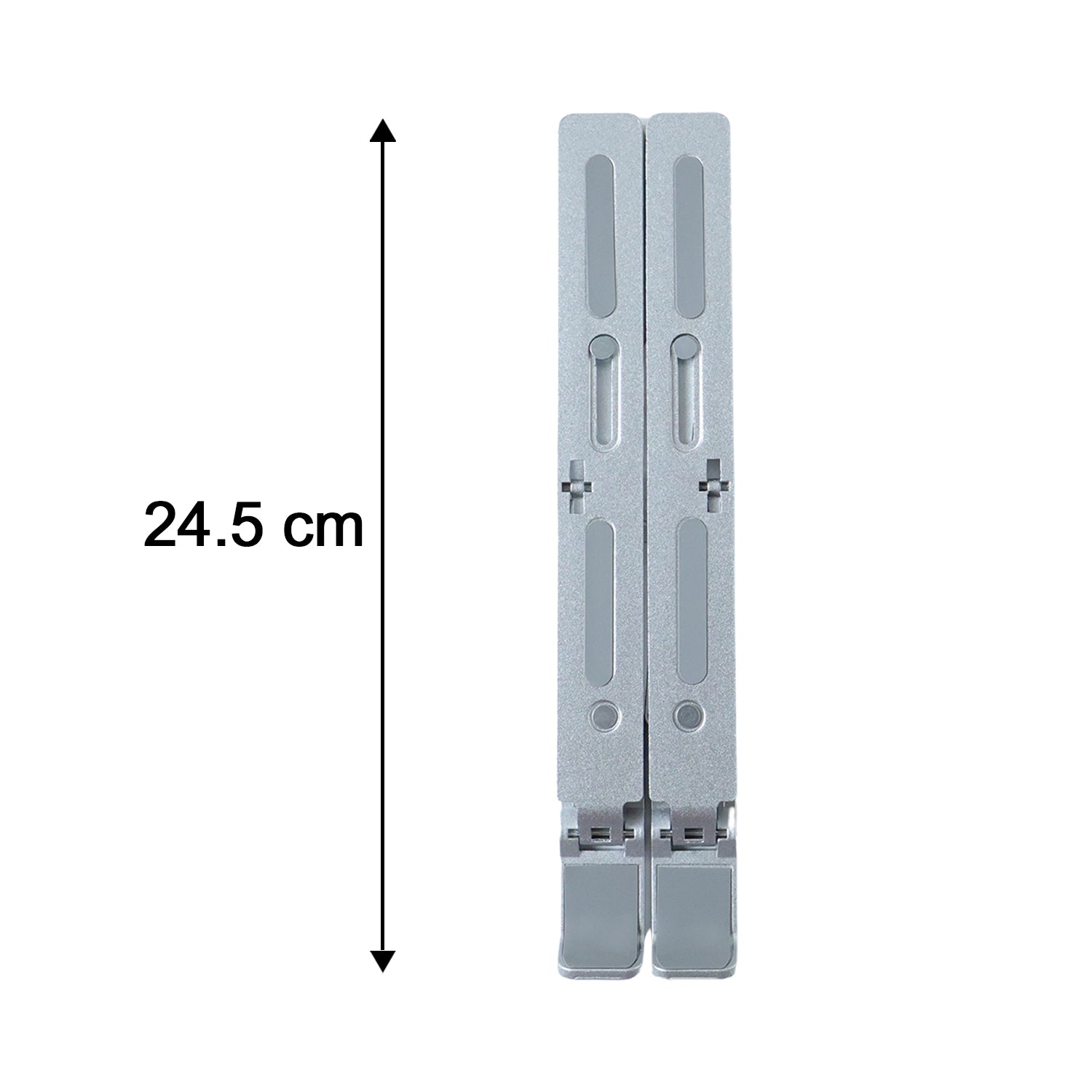 Wukusy adjustable foldable aluminium laptop stand with ergonomic design, portable and lightweight for comfortable workspace setup.