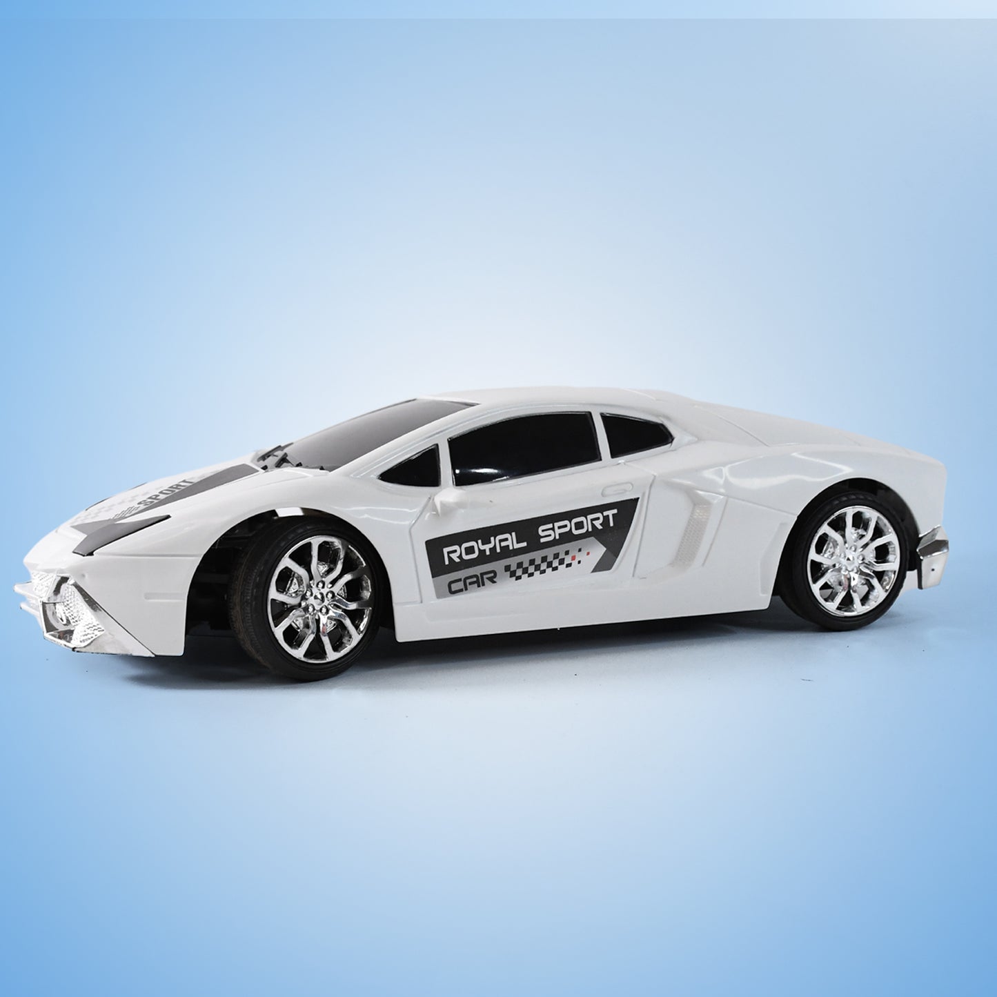 Wukusy Ttg Royal Sport remote control car, high-speed racing toy with sleek design and colorful details, perfect for kids and enthusiasts.