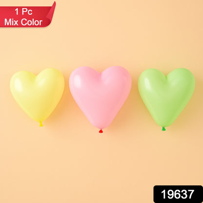 Pink heart-shaped balloon toy from Wukusy, featuring a glossy surface and vibrant color, perfect for celebrations.