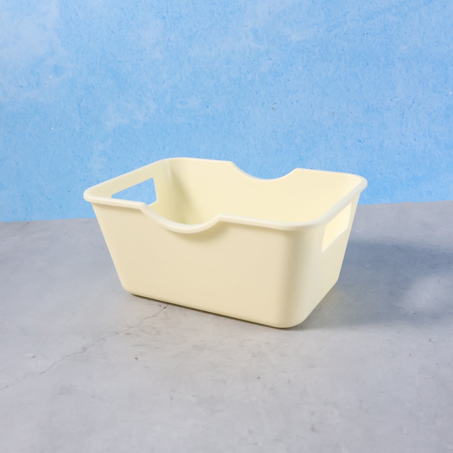 Wukusy multi-purpose storage basket organizer set with four 15x10.5 cm baskets for home and kitchen organization.