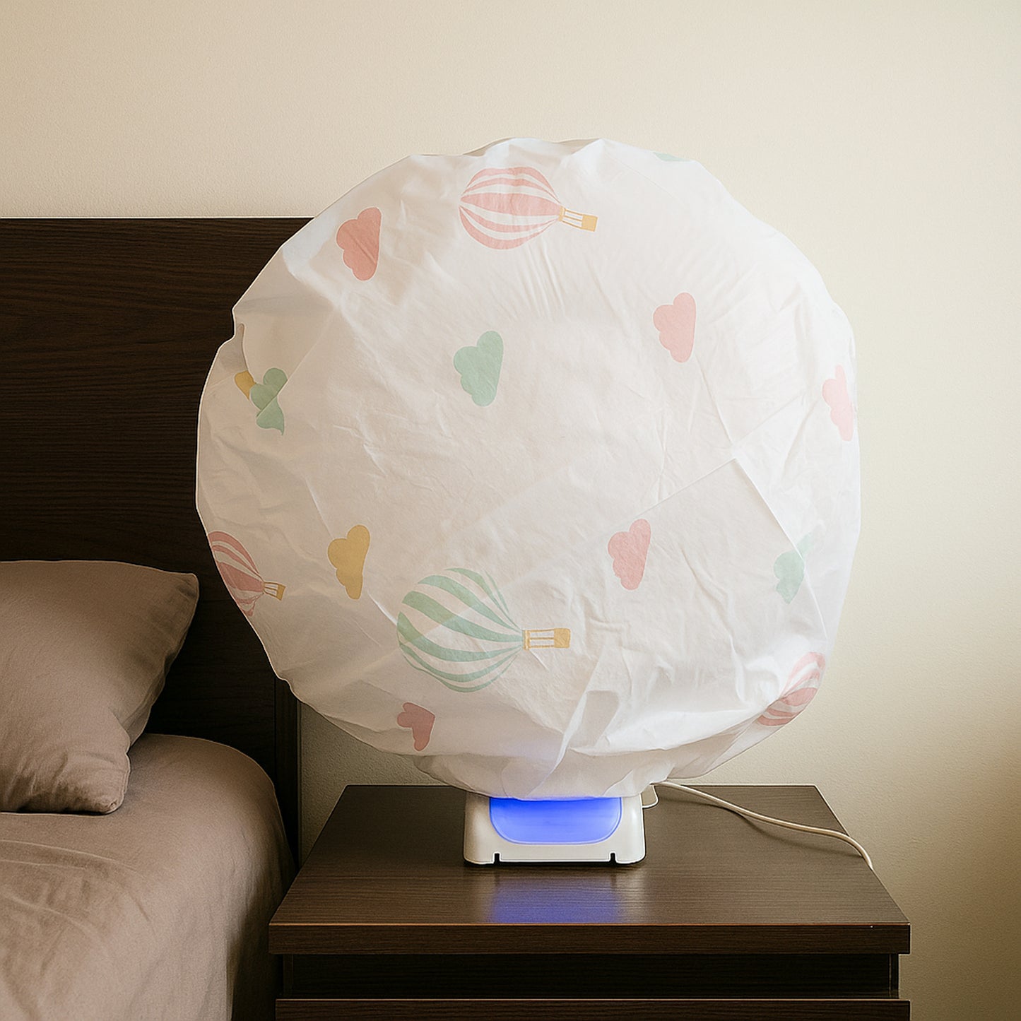 Wukusy protective dust cover for 45cm table fan, made of durable material, designed to keep the fan clean and protected.