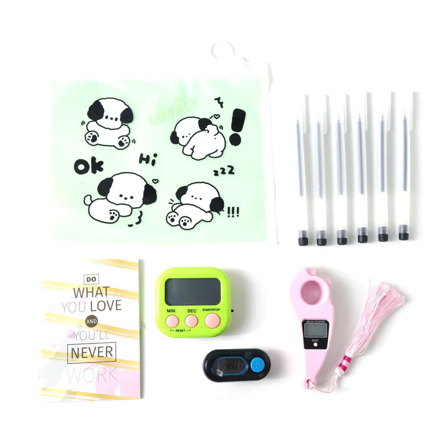 Wukusy Travel Tracking Essentials Premium stationery gift set including notebooks, pens, and accessories for organized travel.