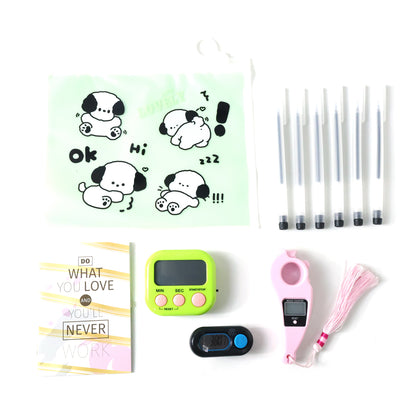 Wukusy Travel Tracking Essentials Premium stationery gift set including notebooks, pens, and accessories for organized travel.