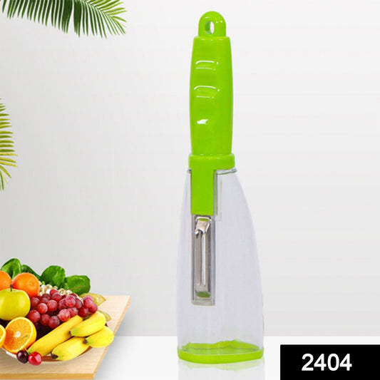 Wukusy 2404 smart multifunctional vegetable and fruit peeler, kitchen tool with ergonomic handle and sharp peeling blade.