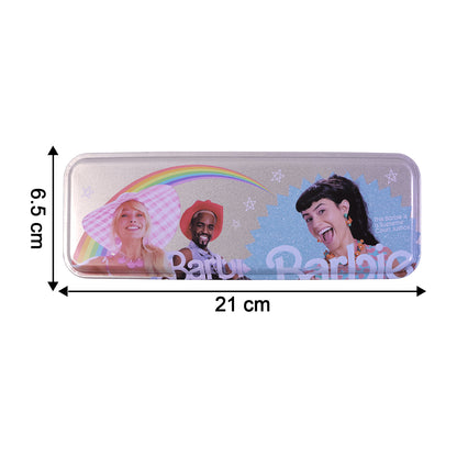 Wukusy multipurpose printed metal pencil box with colorful design, sturdy storage for pencils and stationery items.