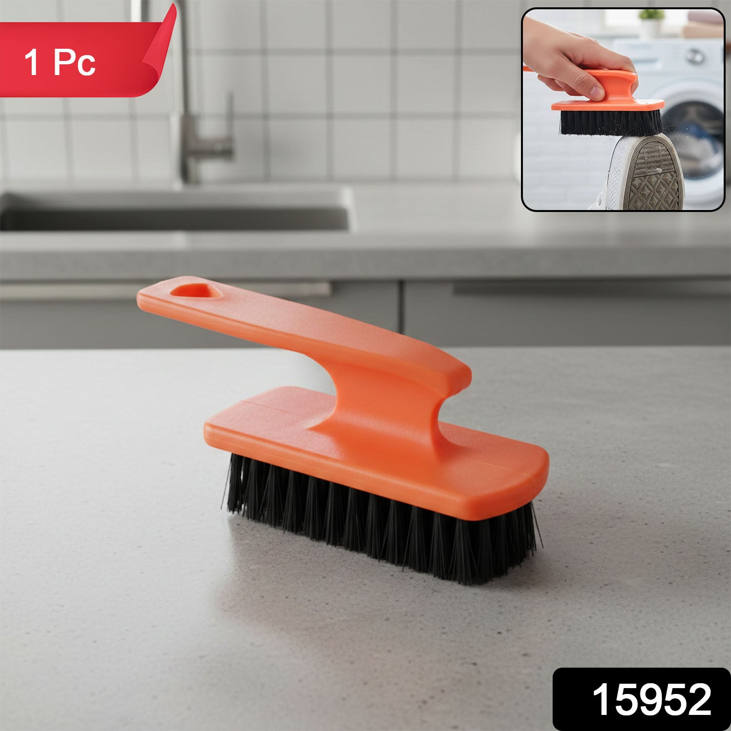 Wukusy heavy duty multipurpose shoe cleaning brush with durable bristles for scrubbing shoes and footwear effectively.