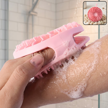 Soft Silicone Body Bath Scrubber Back Brush For Shower Cleaning And Massage (1 Pc)