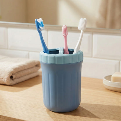 Wukusy multipurpose soap dispenser with utility holder, white plastic design, suitable for kitchen or bathroom use