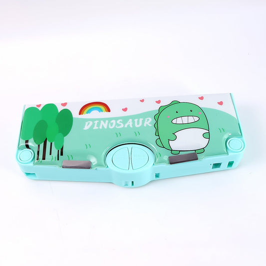 Wukusy space-themed multifunctional magnetic pencil box for kids, featuring pop-up design and space motifs, ideal as return gifts for children.