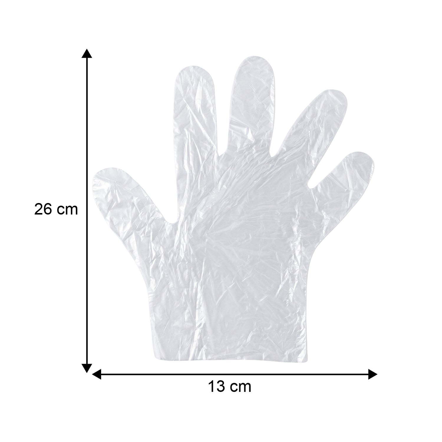 Pack of 100 Wukusy disposable gloves for kitchen and household use, made of durable, premium-quality material for cleaning and cooking.