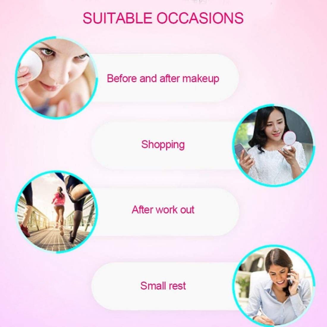 Wukusy 1313 Nano Mist Sprayer Sanitizer handheld portable spray device with fine mist nozzle for disinfecting on the go