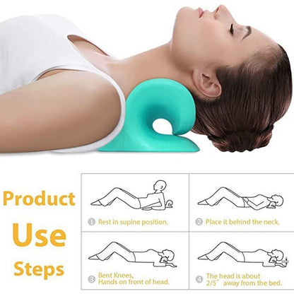 Wukusy 0535 Neck Relaxer cervical pillow designed for neck and shoulder pain relief, made from medical-grade material.