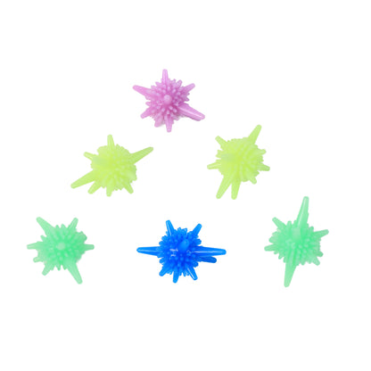 Set of six Wukusy reusable laundry soft spiky balls for washing machines, designed to help soften fabrics and improve cleaning.
