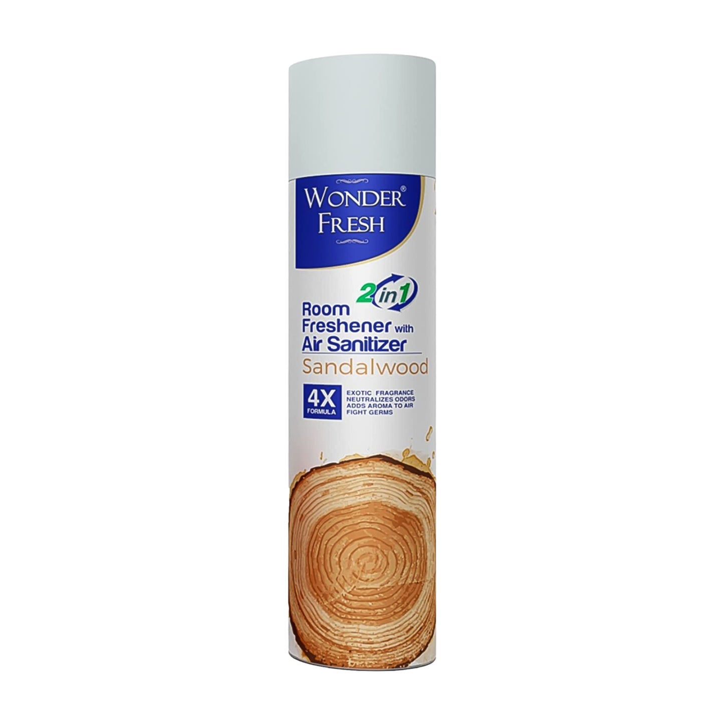 Wukusy sandalwood air freshener spray bottle with 125g capacity, long-lasting home and office fragrance, natural sandalwood scent