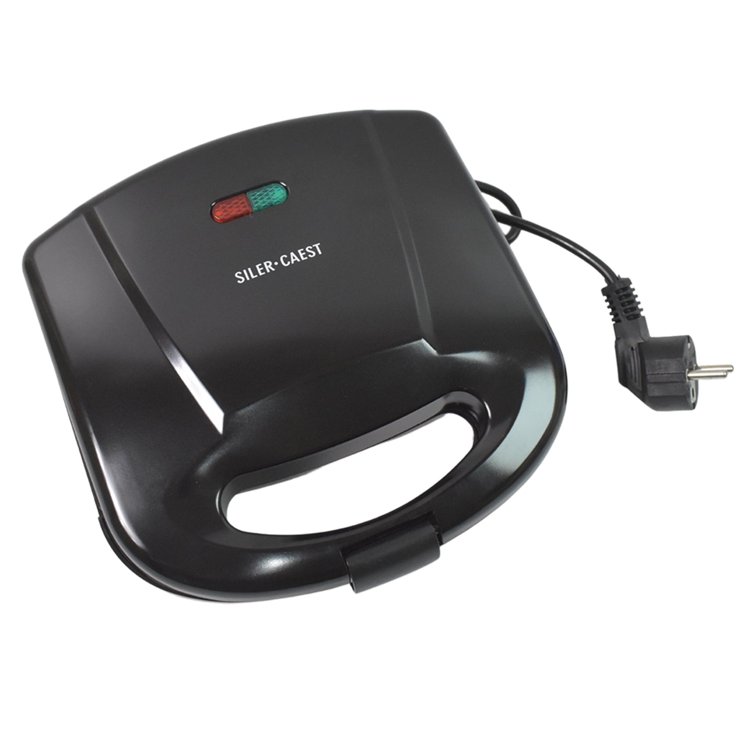 Wukusy 2819 sandwich maker with non-stick plates, indicator lights, compact design for easy home kitchen use