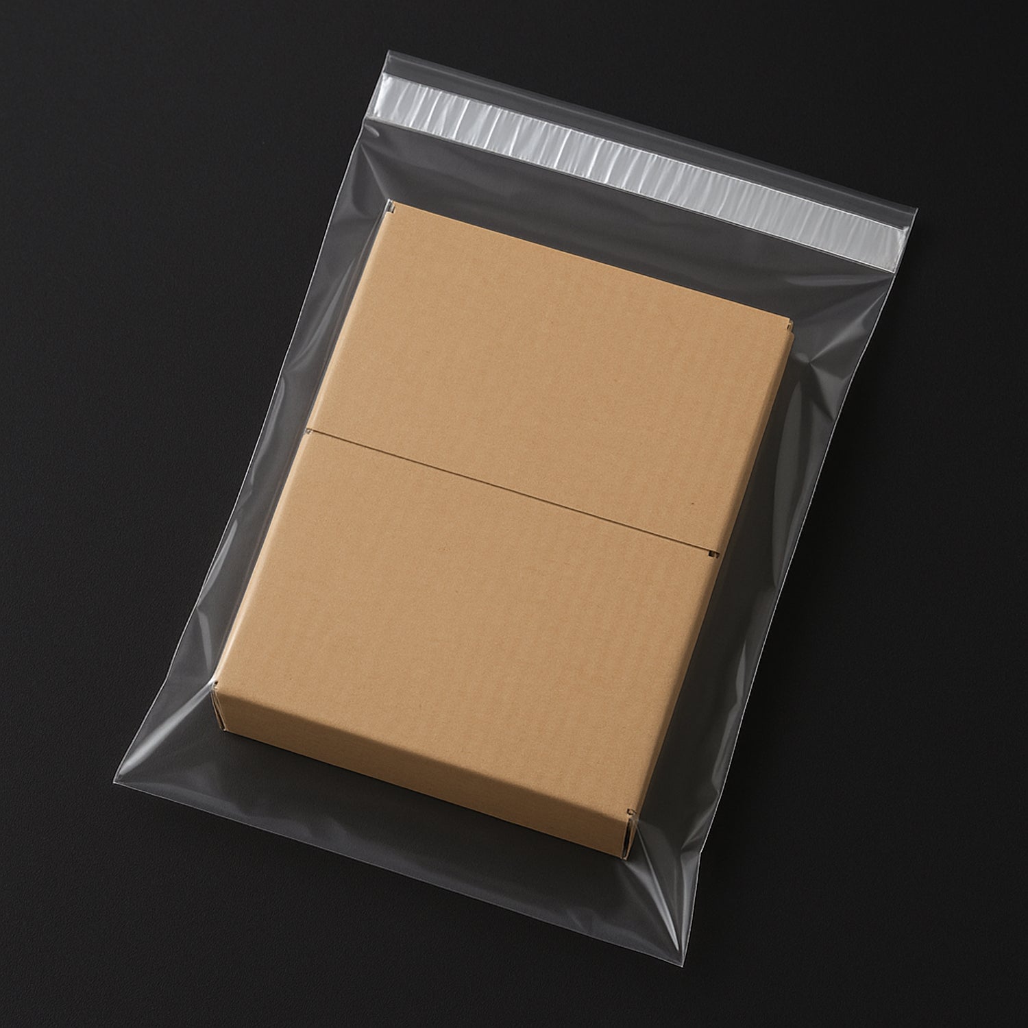 Self-adhesive courier polybags, 12x14 inches, 100-pack by Wukusy, used for mailing and packaging in office shipments.