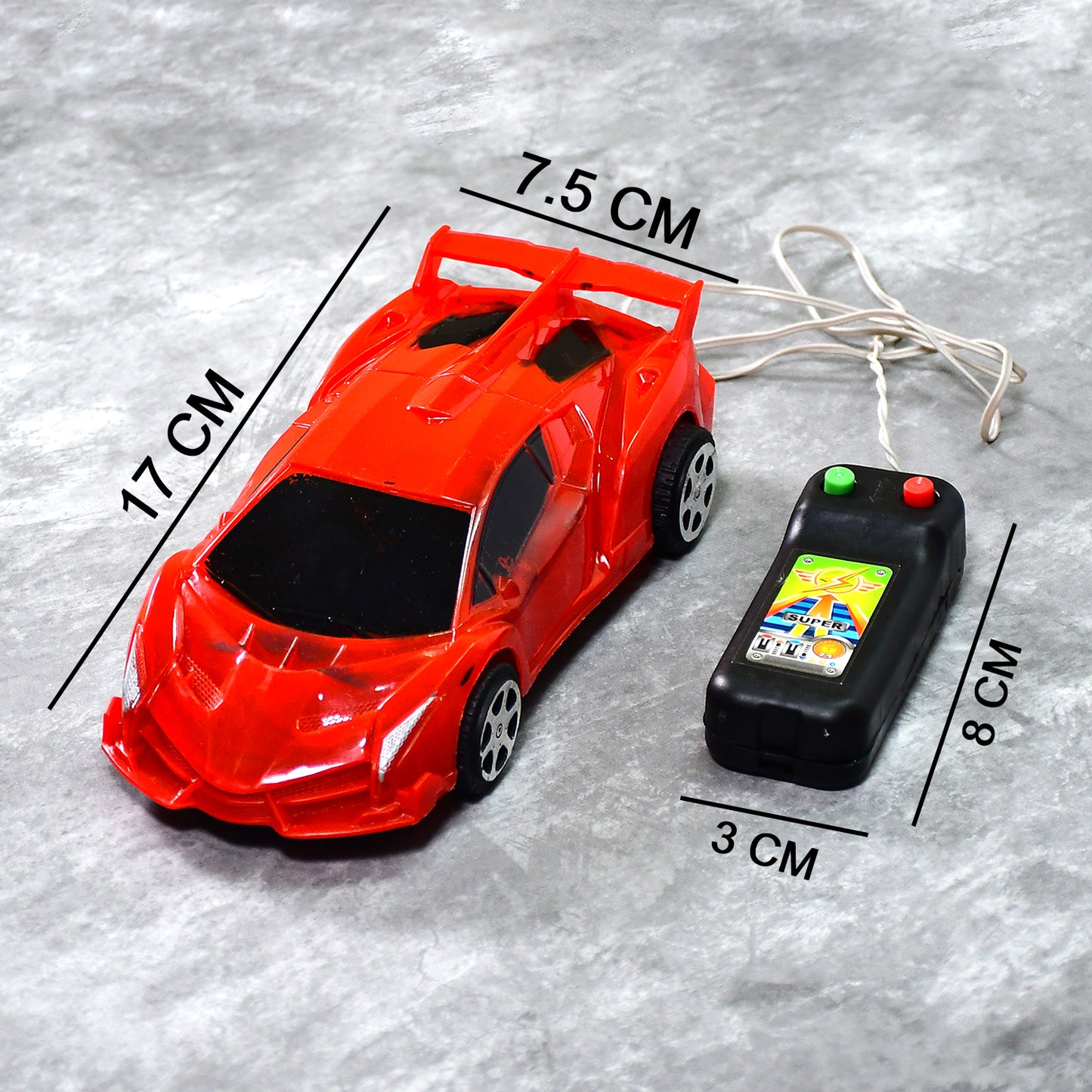 Wukusy remote control simulation model racing toy car on a track, featuring detailed design and vibrant colors.