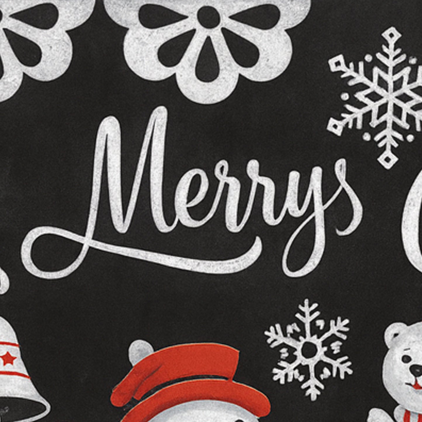 Christmas-themed decorative wall sticker by Wukusy, 90x60 cm, featuring festive holiday design for home decor.