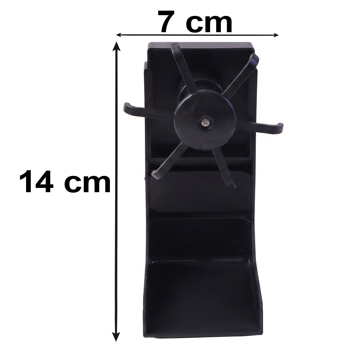 360 Degree Rotating Adhesive Hanging Hook Rack For Kitchen Utensil Storage (1 Pc)