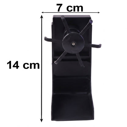 360 Degree Rotating Adhesive Hanging Hook Rack For Kitchen Utensil Storage (1 Pc)