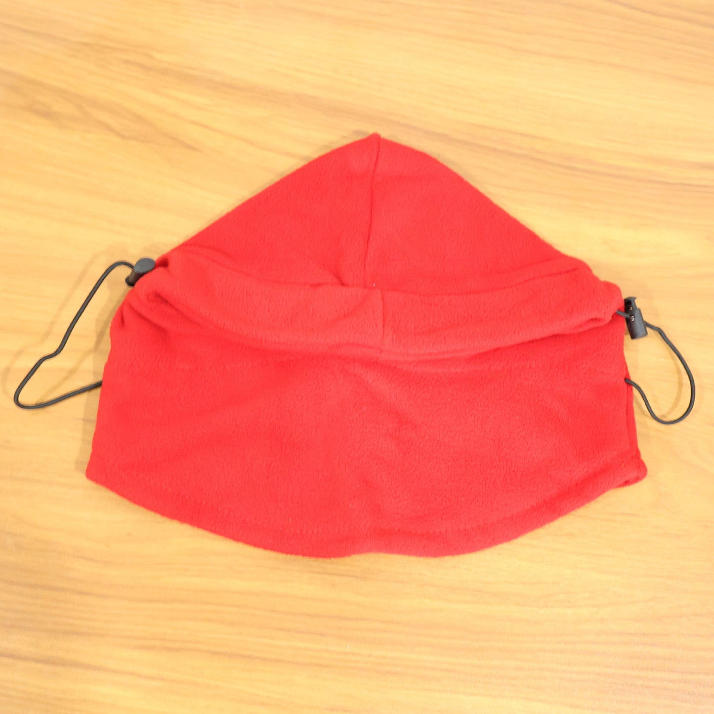Wukusy winter fleece face cover and cap, soft thermal material, designed to keep head and face warm in cold weather.
