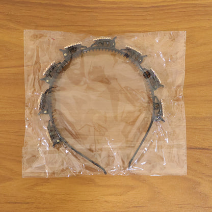 Wukusy premium gold stone studded designer hair band with elegant design and sparkling embellishments for a stylish look