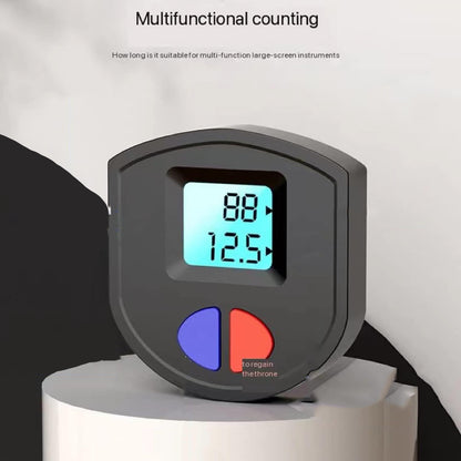 Kids jump trainer toy by Wukusy with high jump counter and growth tracking, featuring colorful design and digital display.