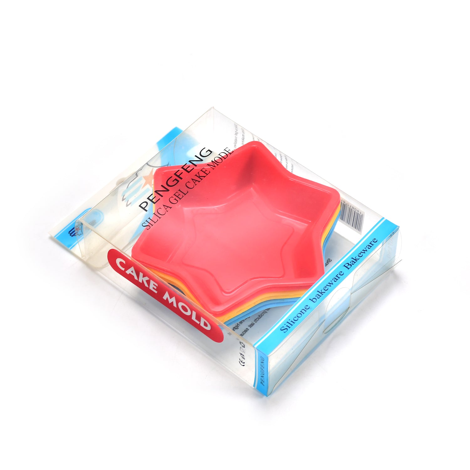 Wukusy silicone resin mold with star shape design, flexible kitchen tool for crafting and jewelry making.