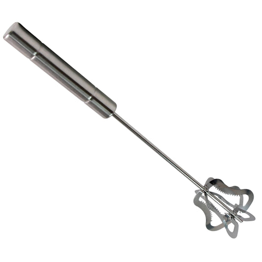 Wukusy Supermom Handy stainless steel churner for home and kitchen use, featuring a compact ergonomic design and durable construction.