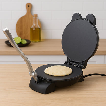 Wukusy Orbit Roti and Khakra Maker with 1000W power, showcasing the appliance on a kitchen countertop.