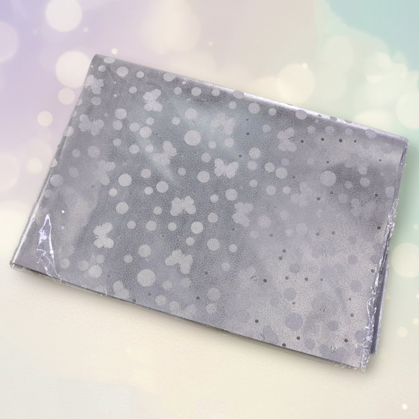 Wukusy decorative gift wrapping paper, 70.5 cm, single sheet with colorful floral pattern for wrapping gifts.