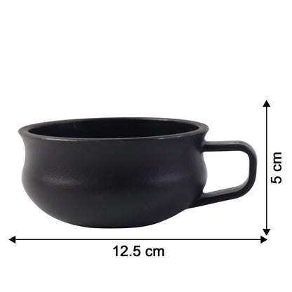 Large-capacity Wukusy deep handle bowl for home and kitchen use, showcasing its deep sides and sturdy handle.