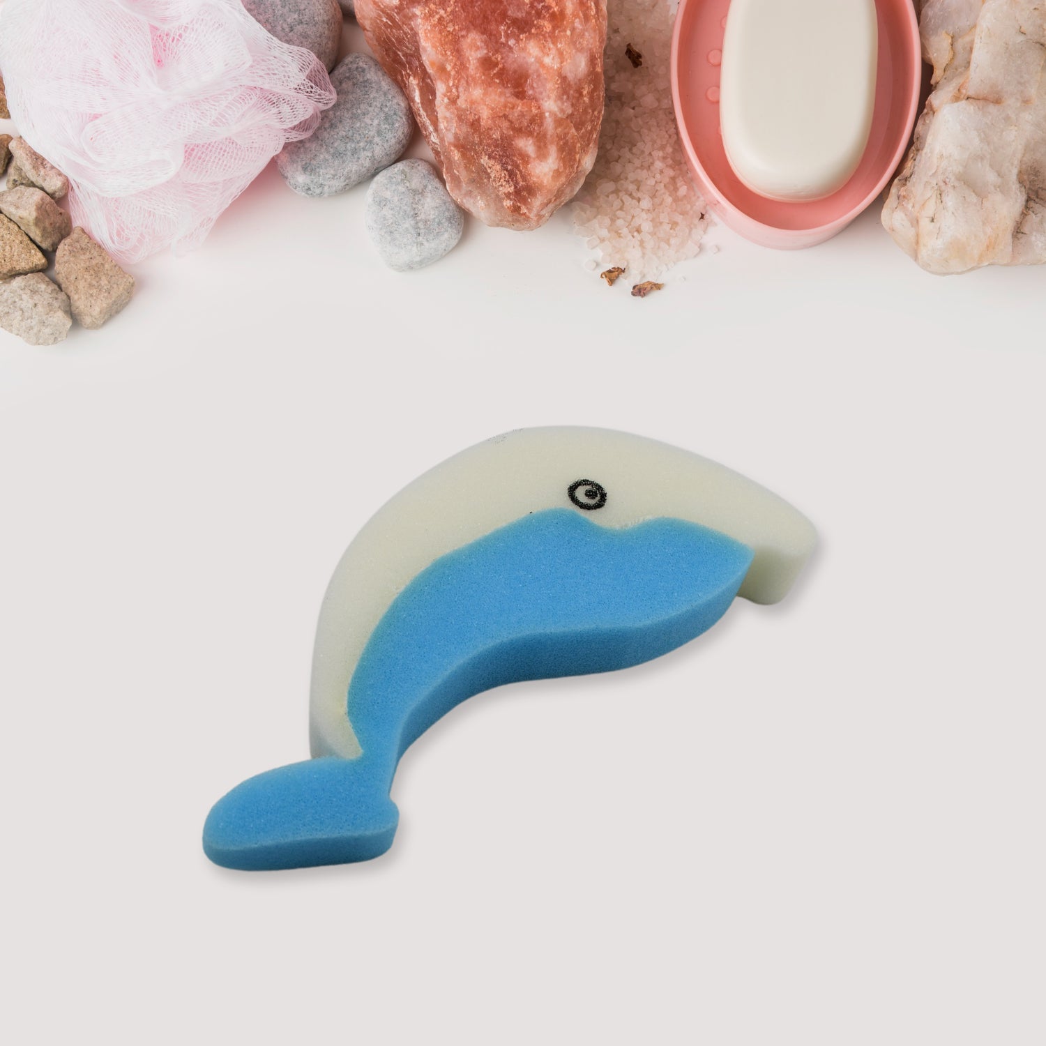 Wukusy Dolfin Sponge wipe, reusable kitchen cleaning sponge, multi-surface safe, easy to use, high-quality, low maintenance cleaning tool
