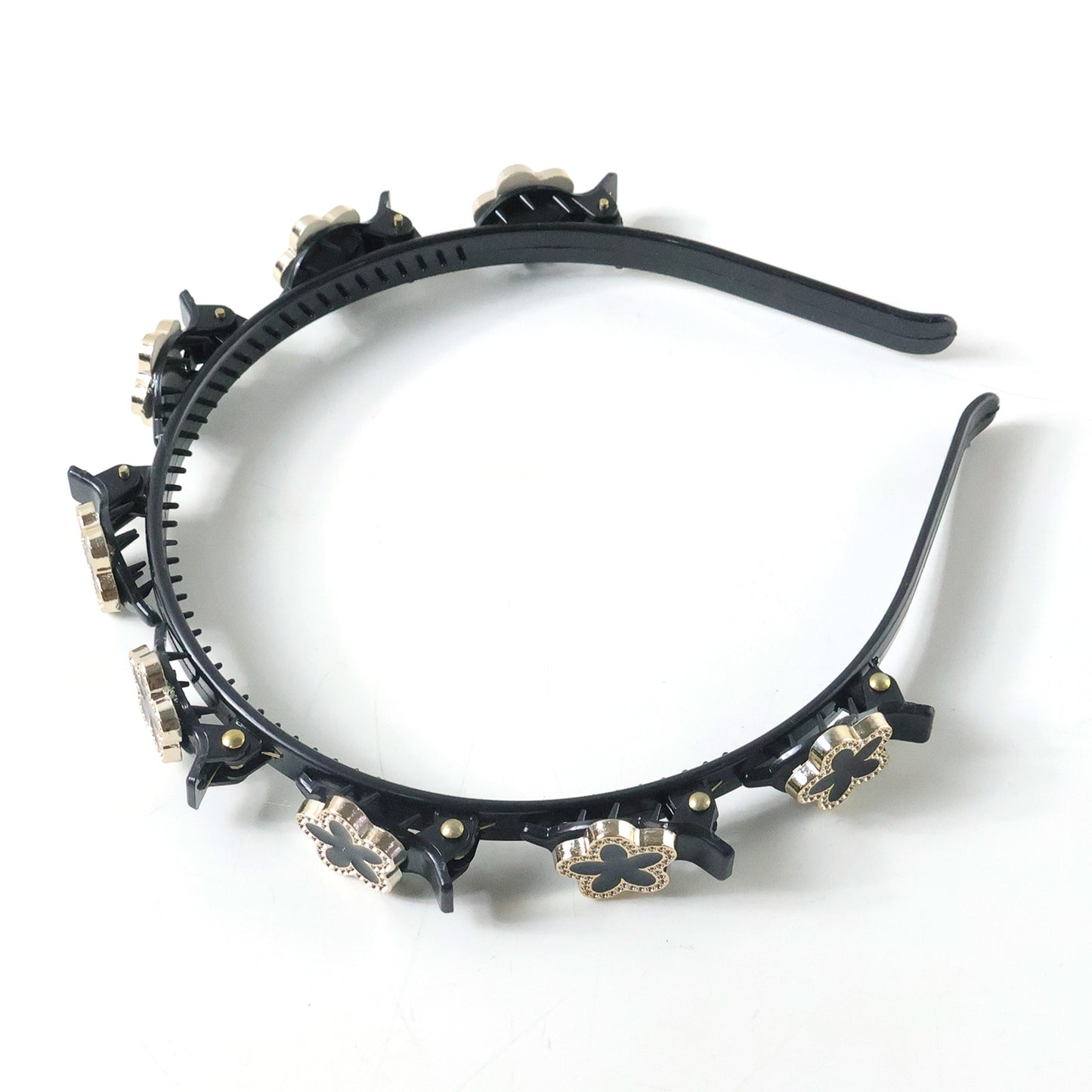 Elegant decorative hair band by Wukusy featuring intricate design, perfect for adding a stylish touch to hairstyles.