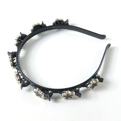 Elegant decorative hair band by Wukusy featuring intricate design, perfect for adding a stylish touch to hairstyles.