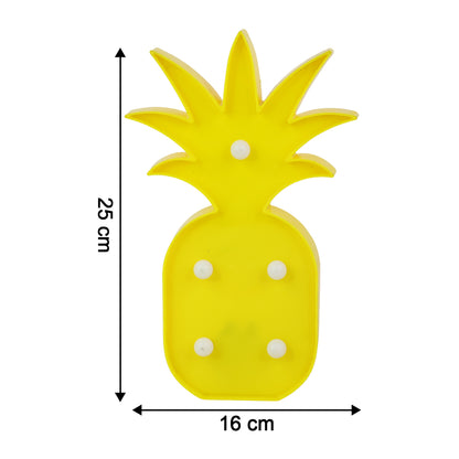Pineapple-shaped LED decorative night light by Wukusy, perfect for home decor with a warm glowing light.