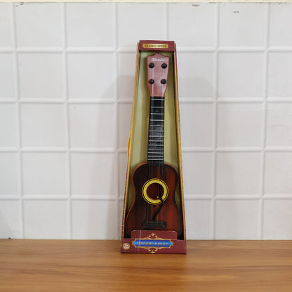 Wukusy classic wooden ukulele guitar for kids, beginner-friendly with natural wood finish and small size, ideal for young beginners