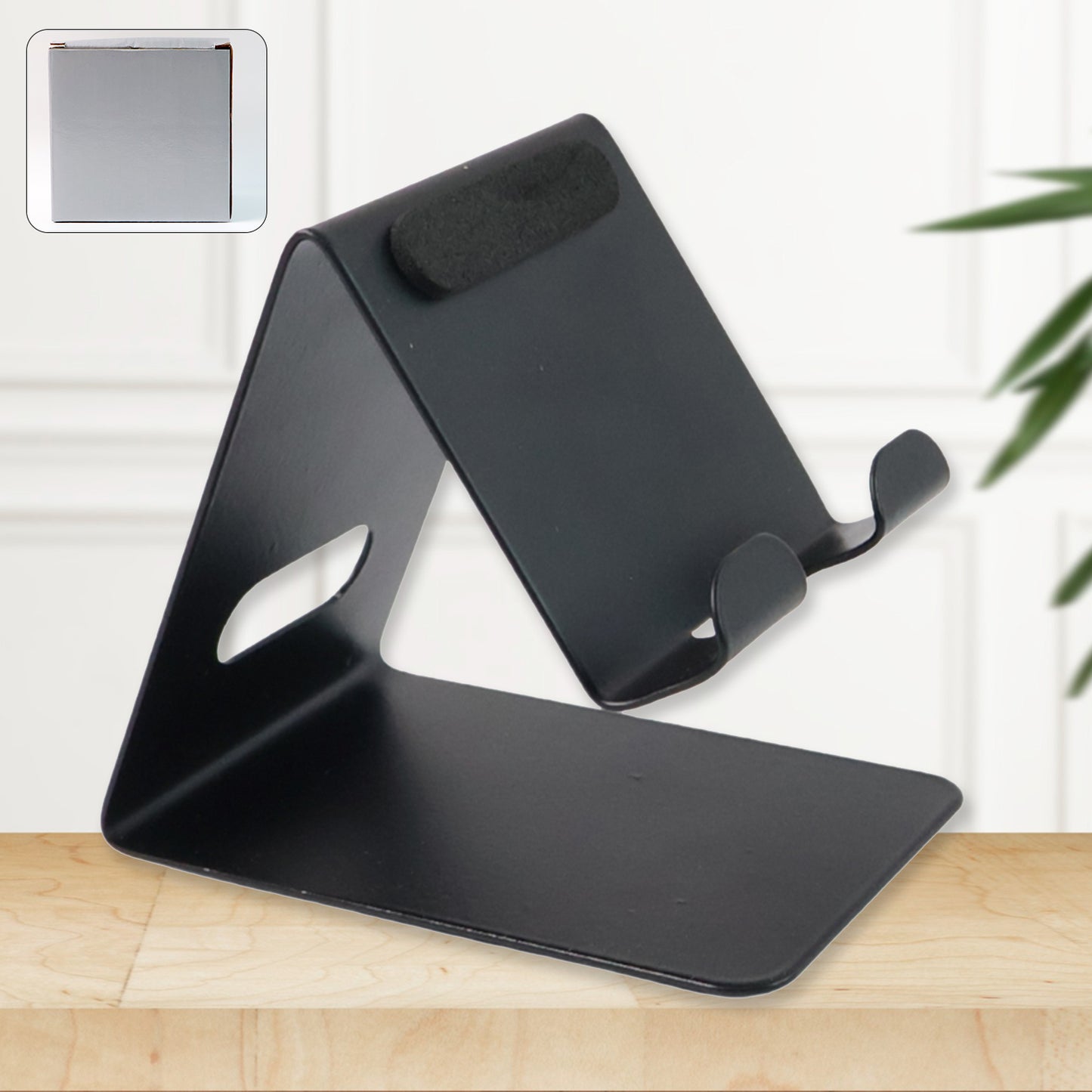 Wukusy metal universal mobile and tablet stand holder, adjustable and sturdy, supporting smartphones and tablets for hands-free use