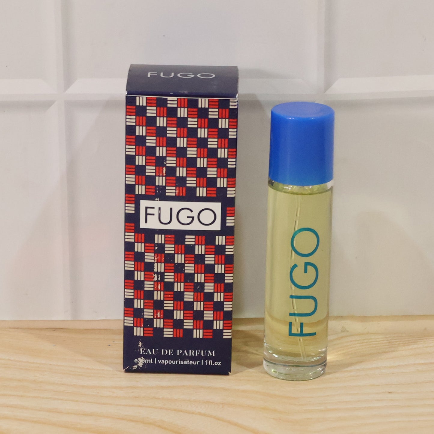Wukusy Fugo Eau De Parfum spray bottle, 30ml, with elegant design and clear label visible in the image.