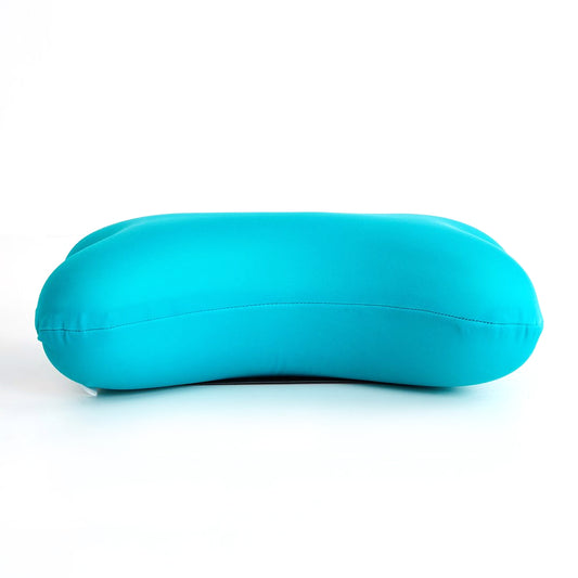 Wukusy 1551 microbead roll neck pillow with soft cushion and bone shape for travel, back, head, and neck support